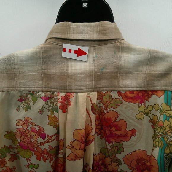 Johnny Was Western Button Feminine Long Sleeve Blouse Size XS - Picture 3 of 9